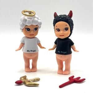 2 New My Angel, Angel & Devil Mini Figures, Opened Blind Boxes